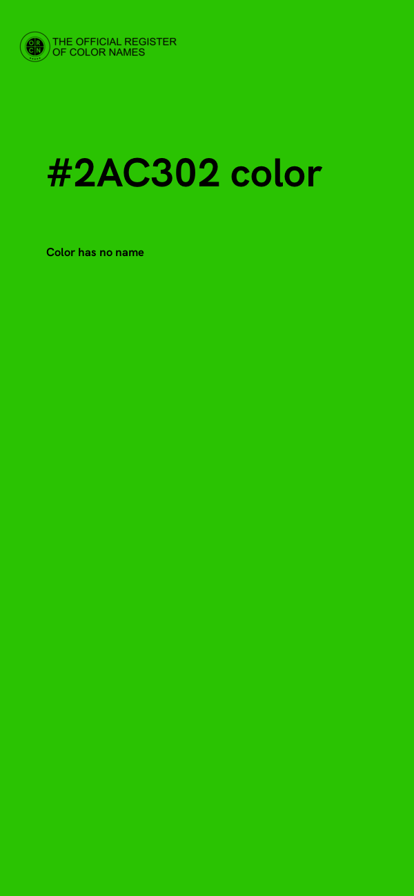 #2AC302 color image