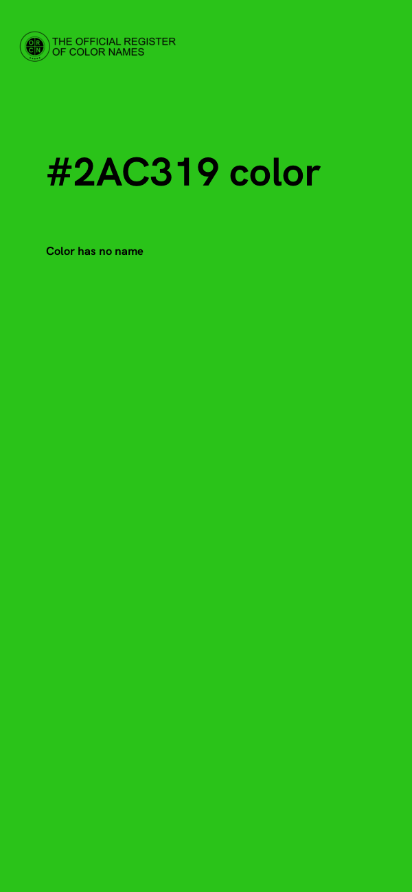 #2AC319 color image