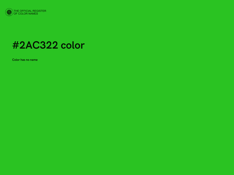 #2AC322 color image