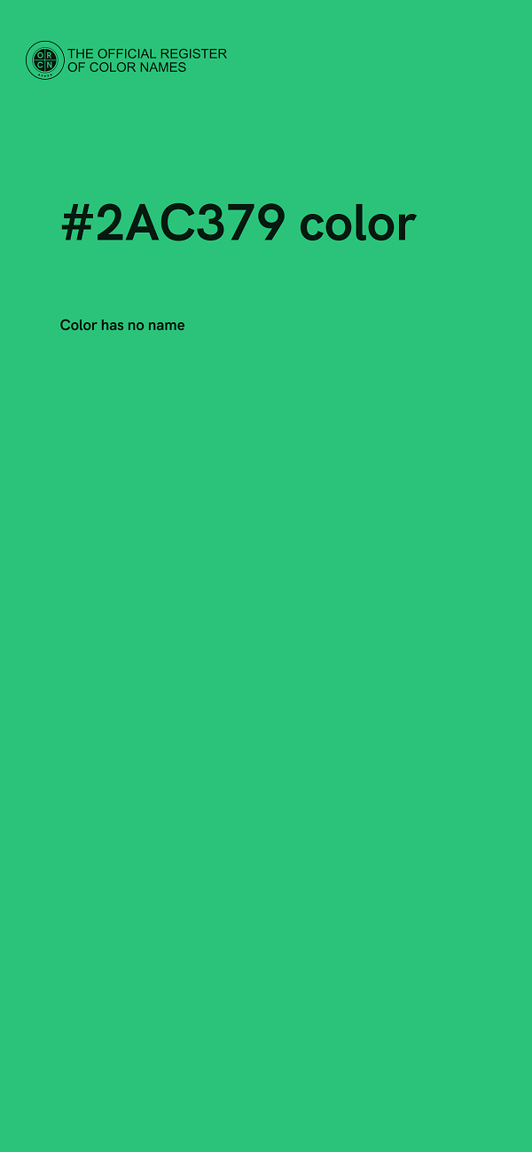 #2AC379 color image