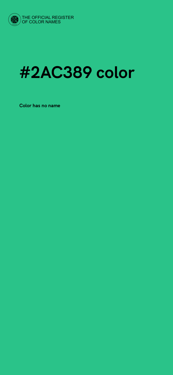 #2AC389 color image