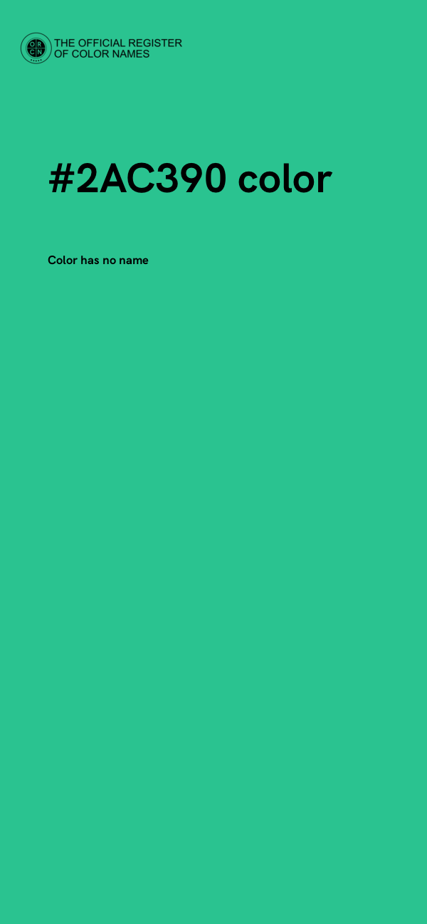 #2AC390 color image