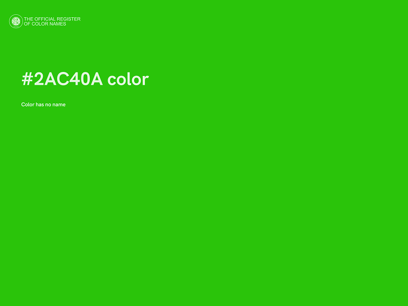 #2AC40A color image