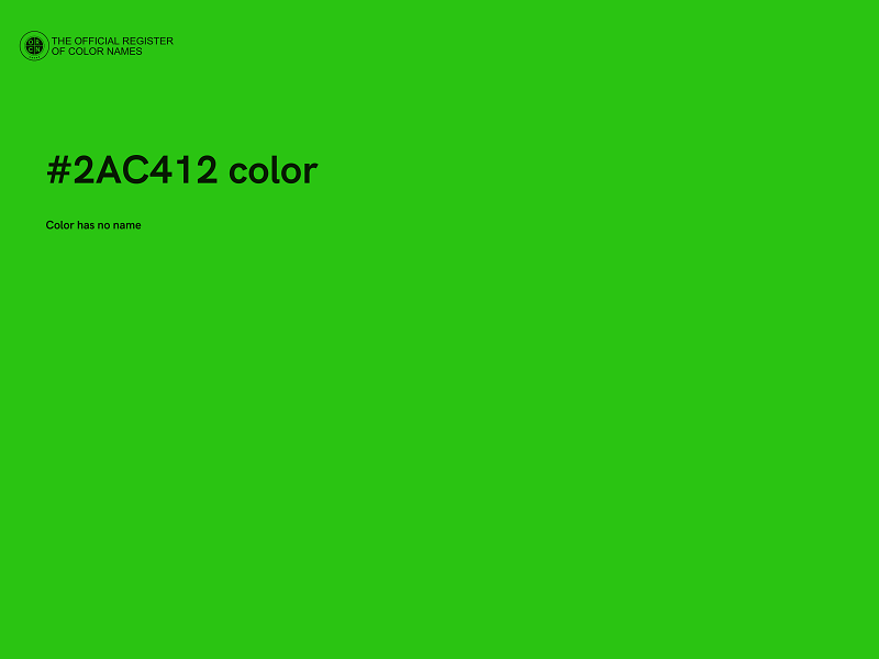 #2AC412 color image