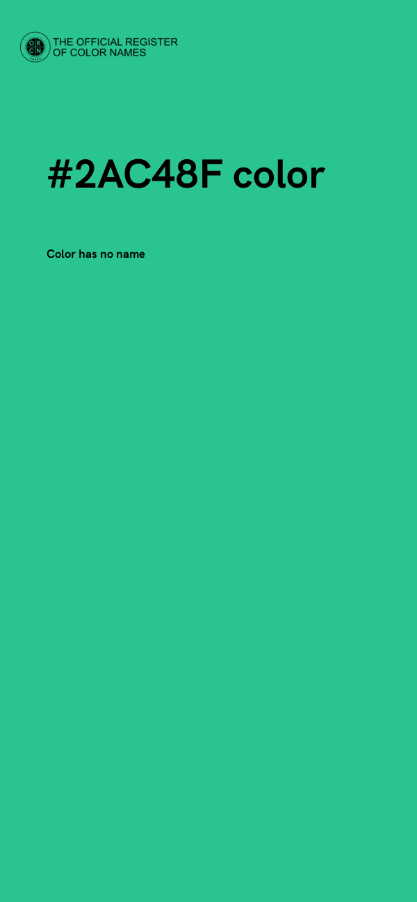 #2AC48F color image