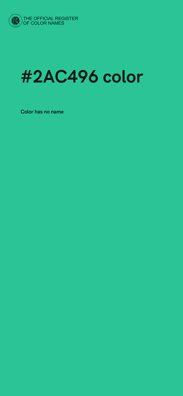 #2AC496 color image