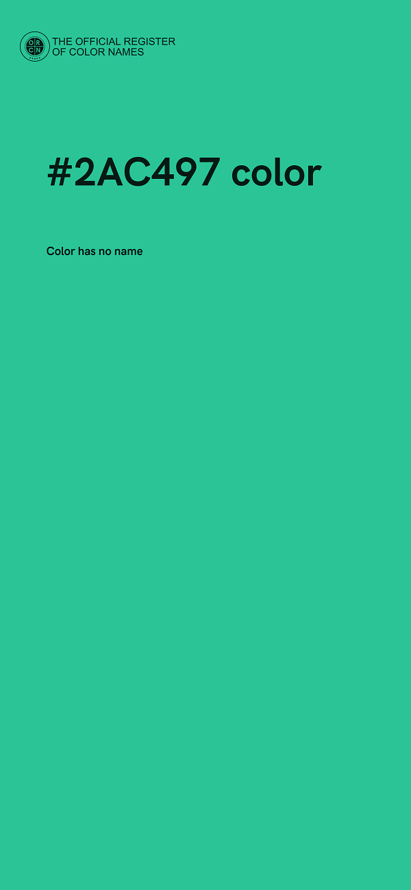 #2AC497 color image
