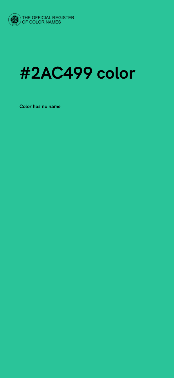 #2AC499 color image