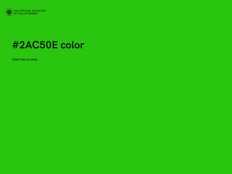 #2AC50E color image