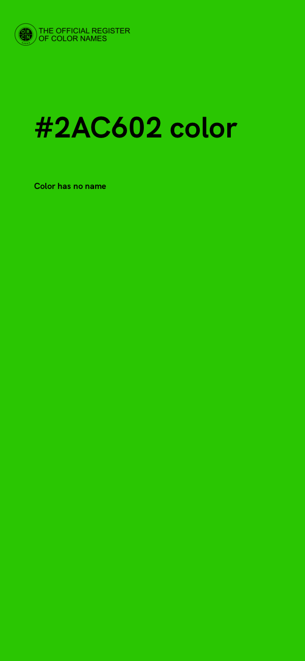 #2AC602 color image