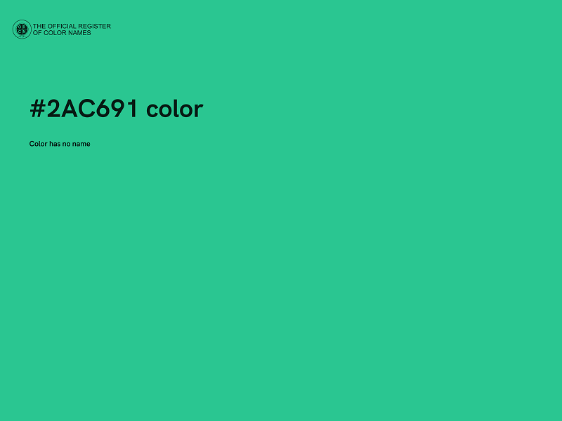#2AC691 color image