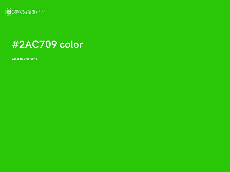 #2AC709 color image