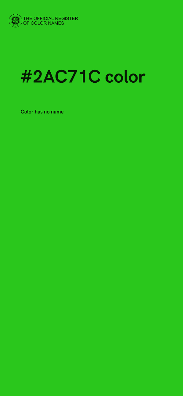 #2AC71C color image