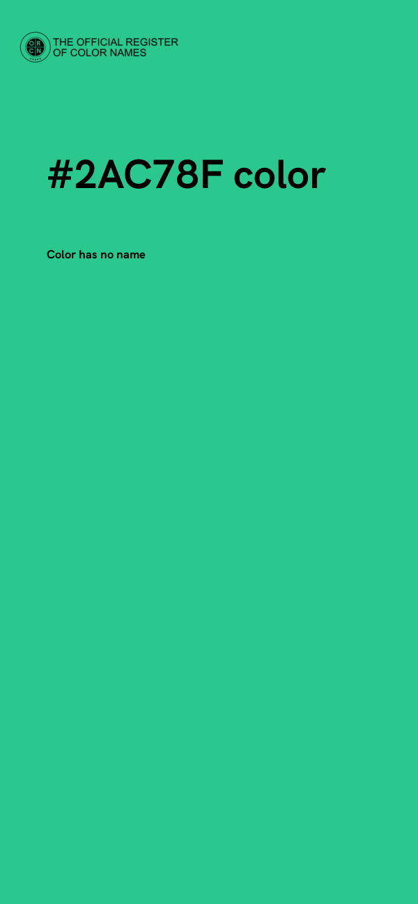#2AC78F color image