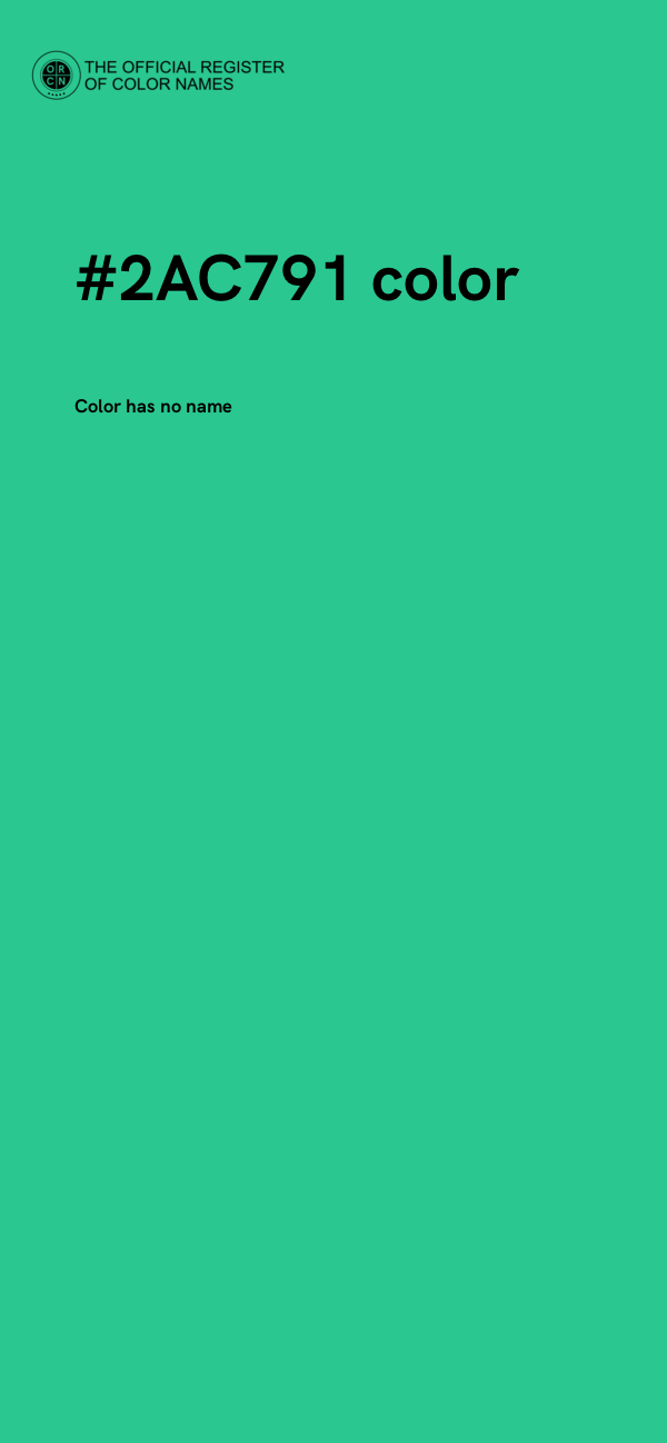 #2AC791 color image