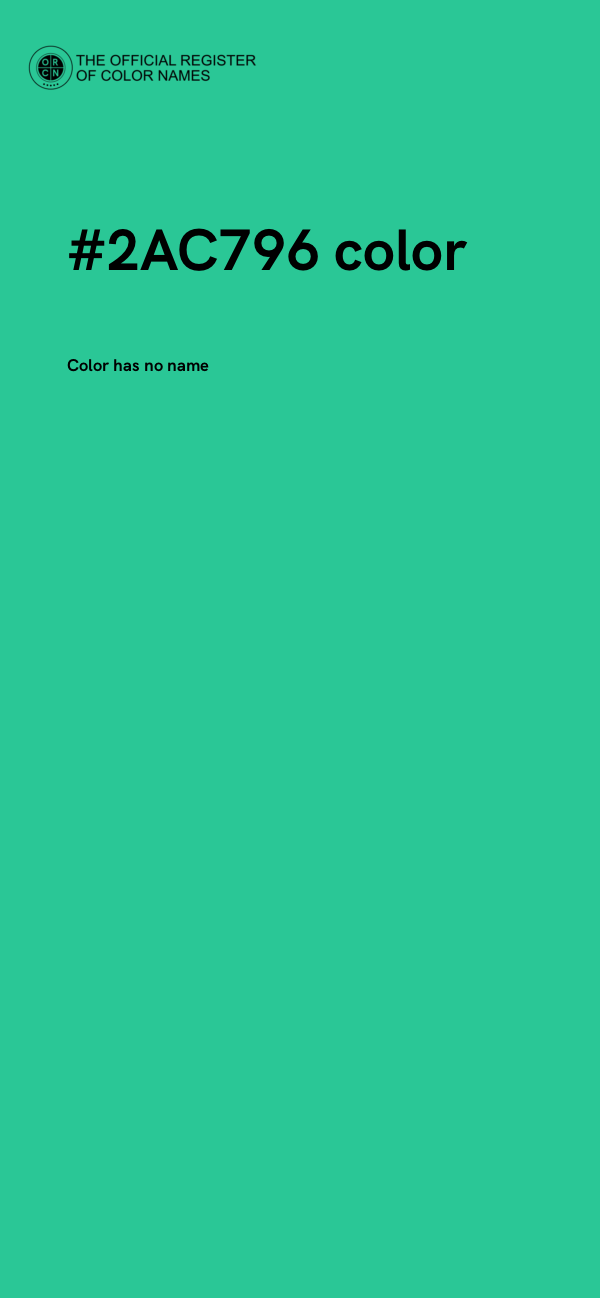 #2AC796 color image