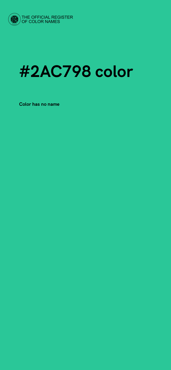 #2AC798 color image