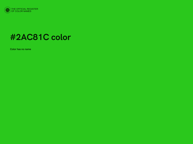 #2AC81C color image