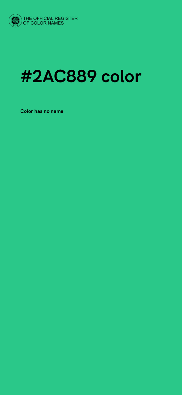 #2AC889 color image