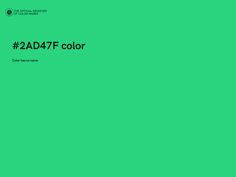 #2AD47F color image