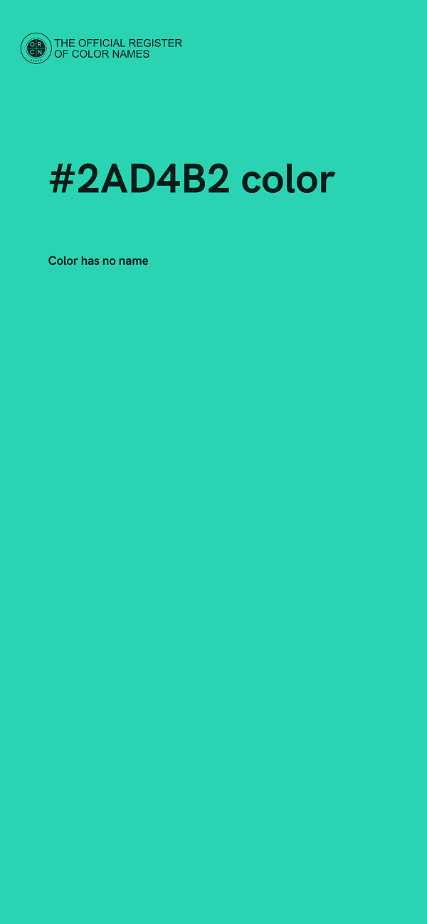 #2AD4B2 color image