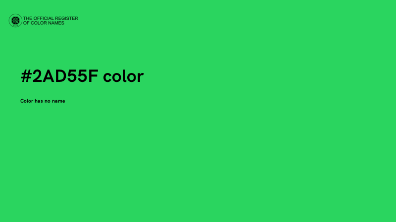 #2AD55F color image