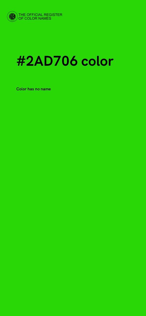 #2AD706 color image