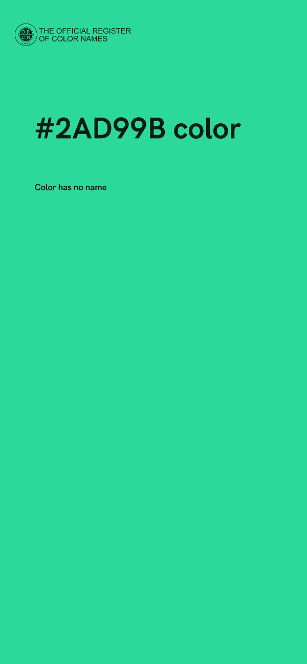 #2AD99B color image