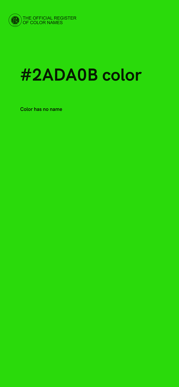 #2ADA0B color image