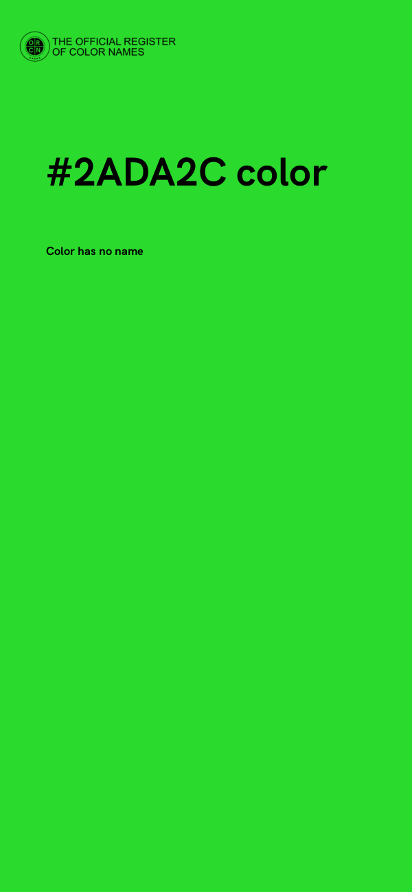 #2ADA2C color image