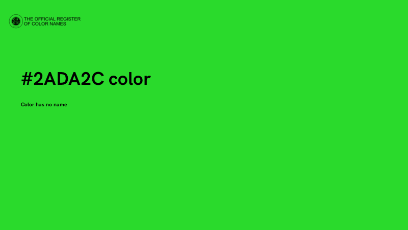 #2ADA2C color image
