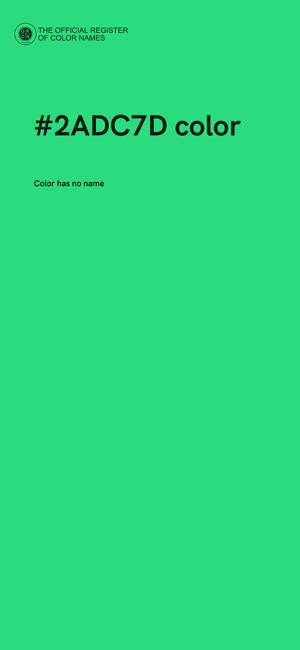 #2ADC7D color image
