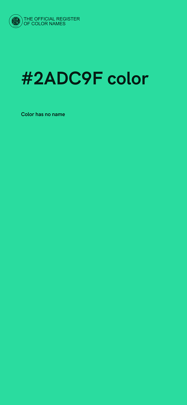 #2ADC9F color image