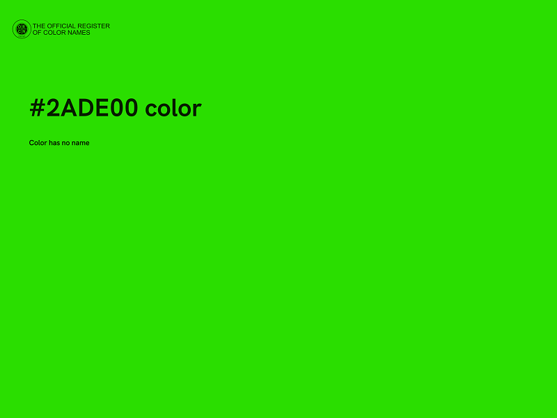 #2ADE00 color image