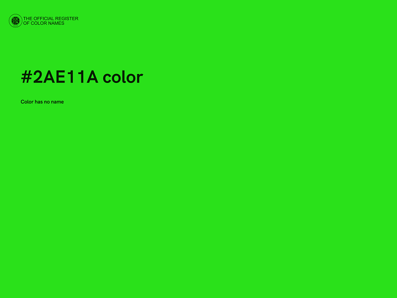 #2AE11A color image