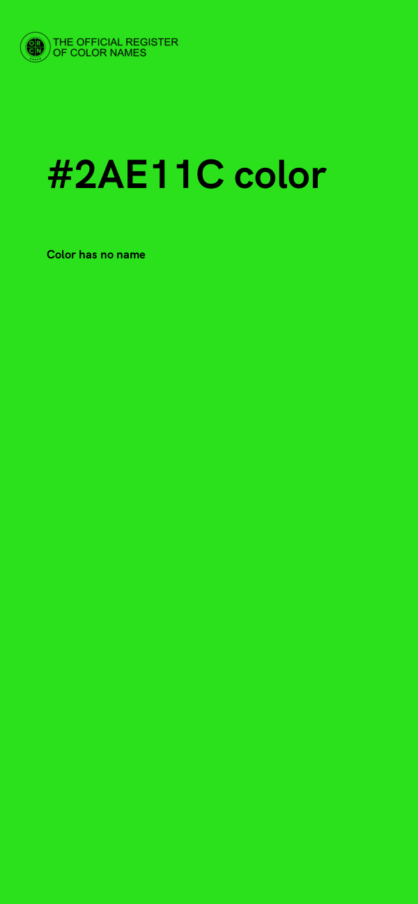 #2AE11C color image