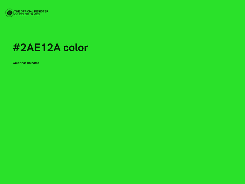 #2AE12A color image