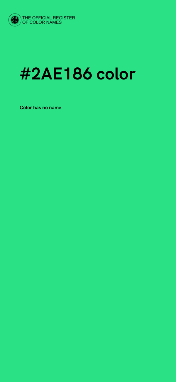 #2AE186 color image