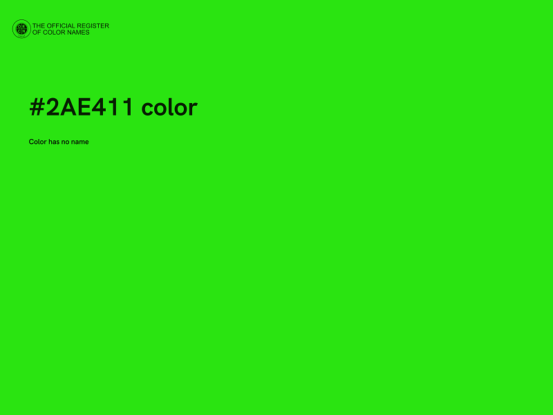 #2AE411 color image