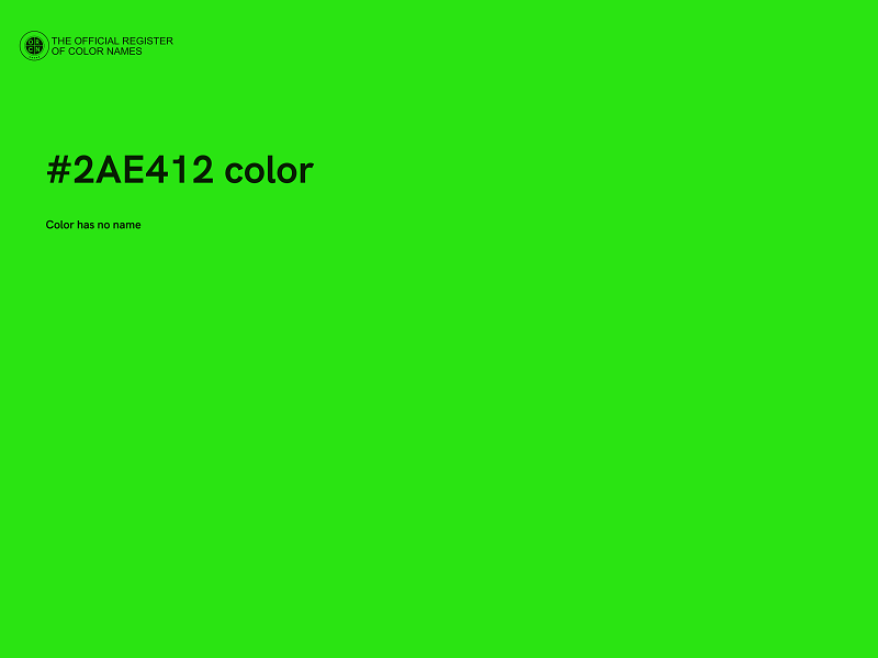 #2AE412 color image