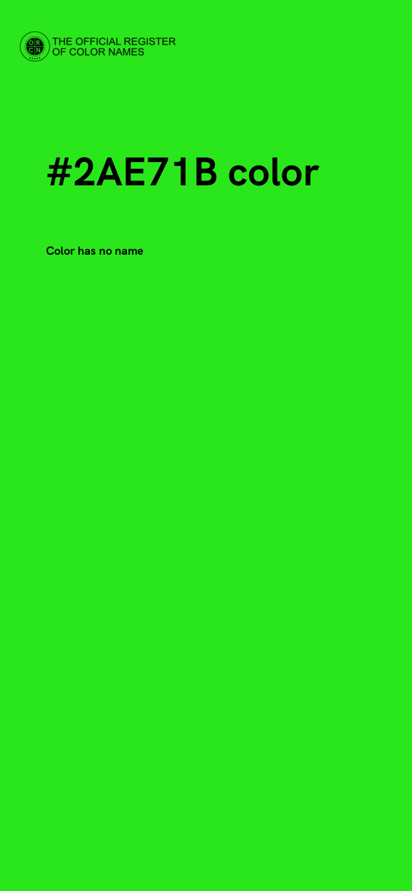 #2AE71B color image