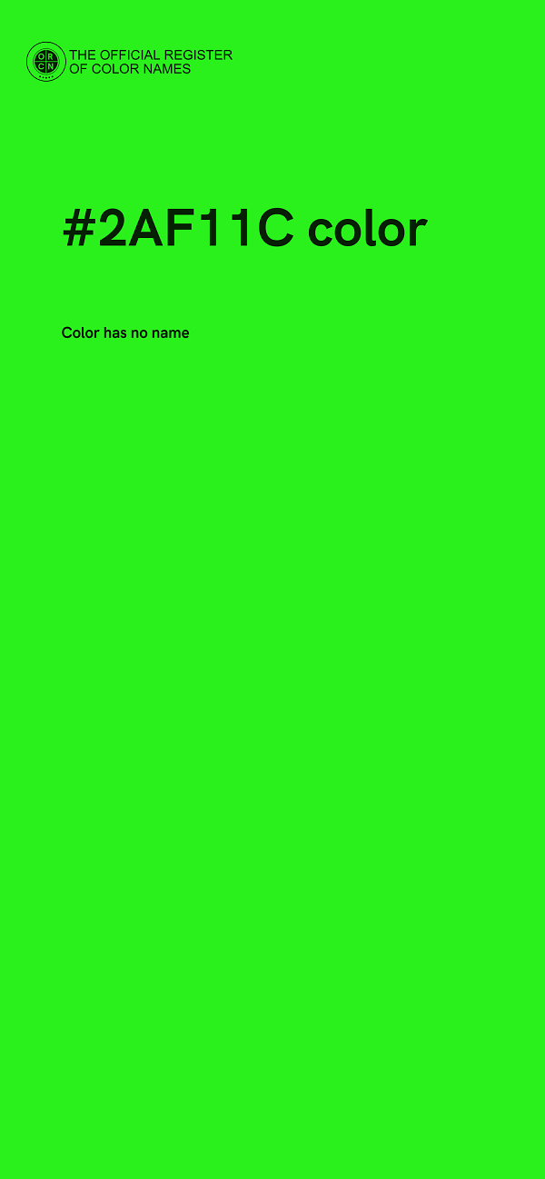 #2AF11C color image