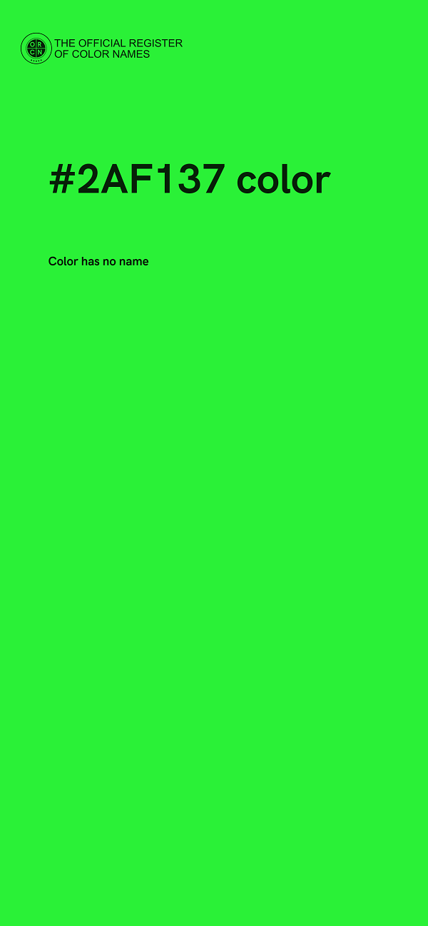 #2AF137 color image