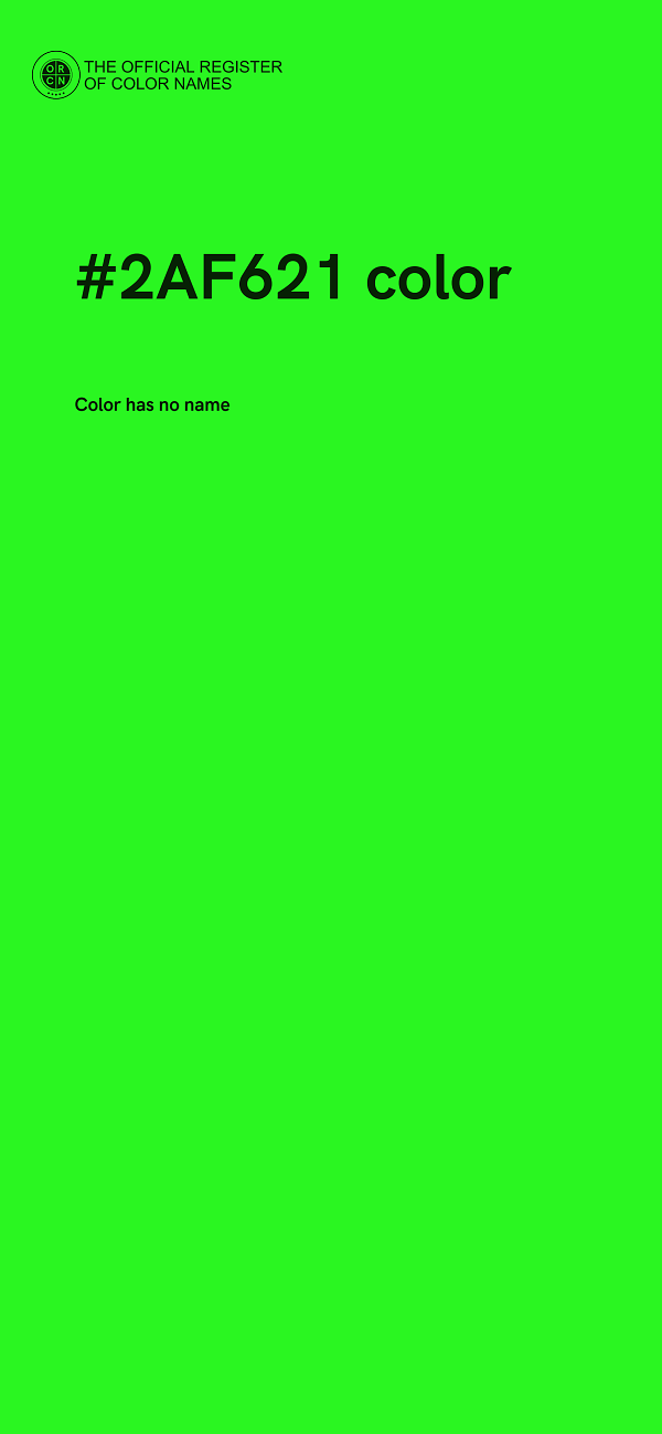 #2AF621 color image