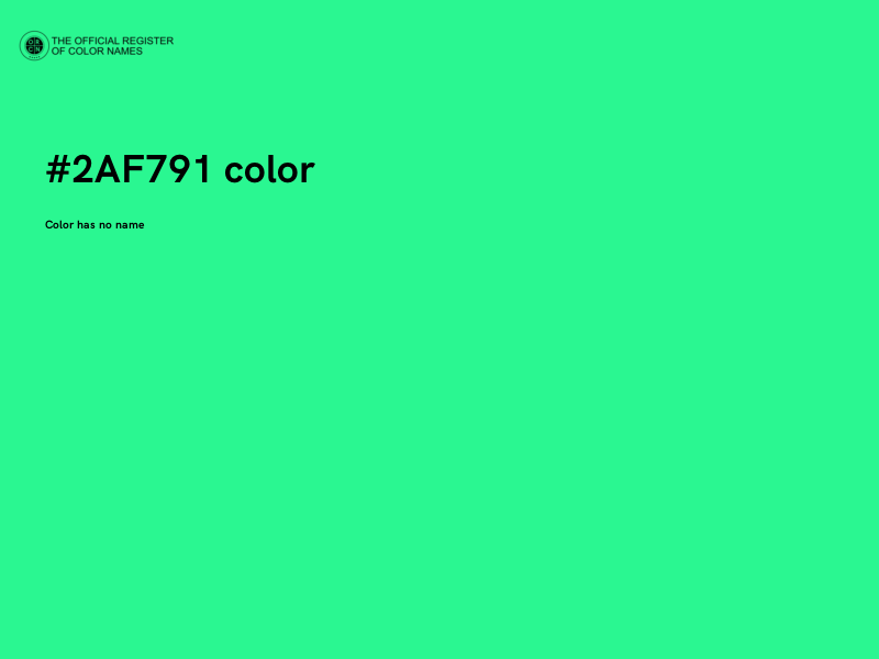 #2AF791 color image