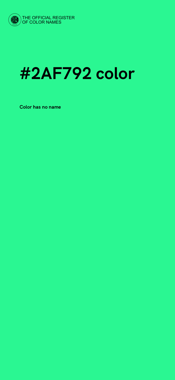#2AF792 color image