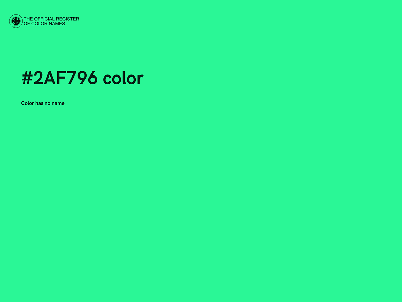 #2AF796 color image