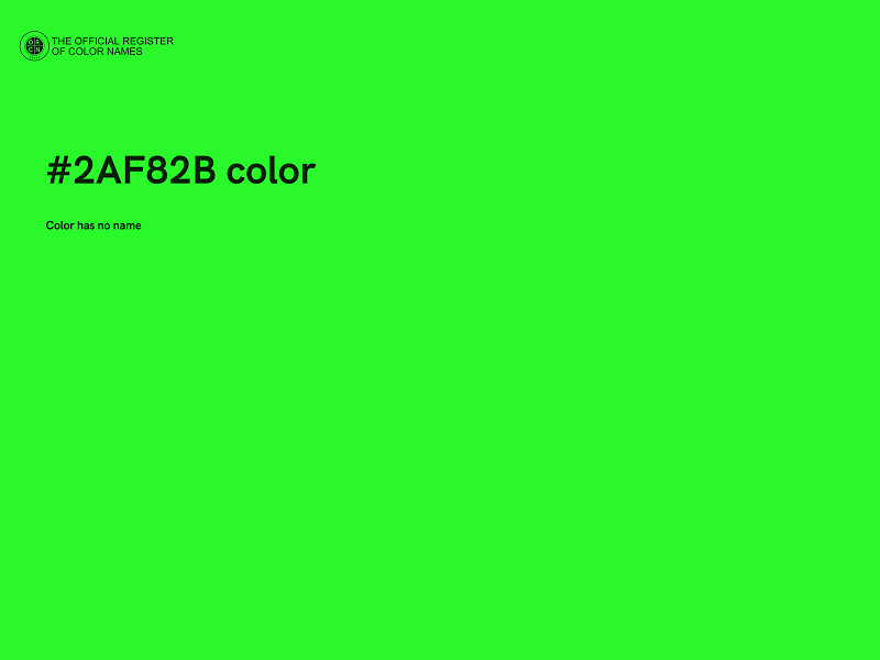 #2AF82B color image