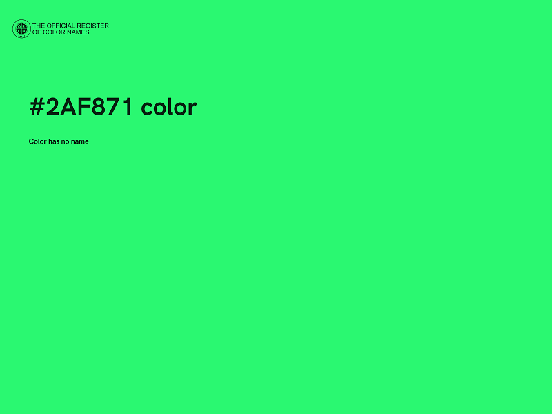 #2AF871 color image