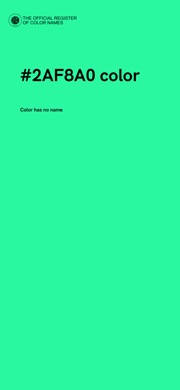 #2AF8A0 color image